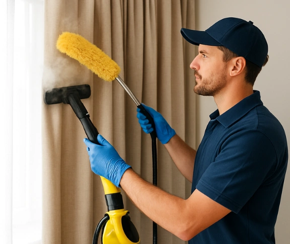 Trusted residential curtain cleaning technician Matty Curtain Cleaning swan-bay-vic QLD