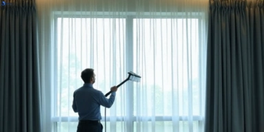Commercial curtain steam cleaning service swan-bay-vic hotels offices